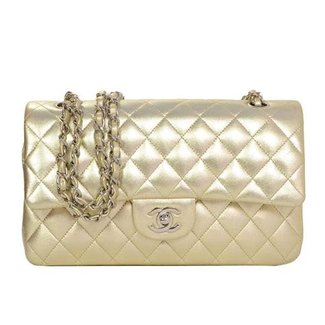 chanel classic 18c shw|Chanel bags with gold hardware.